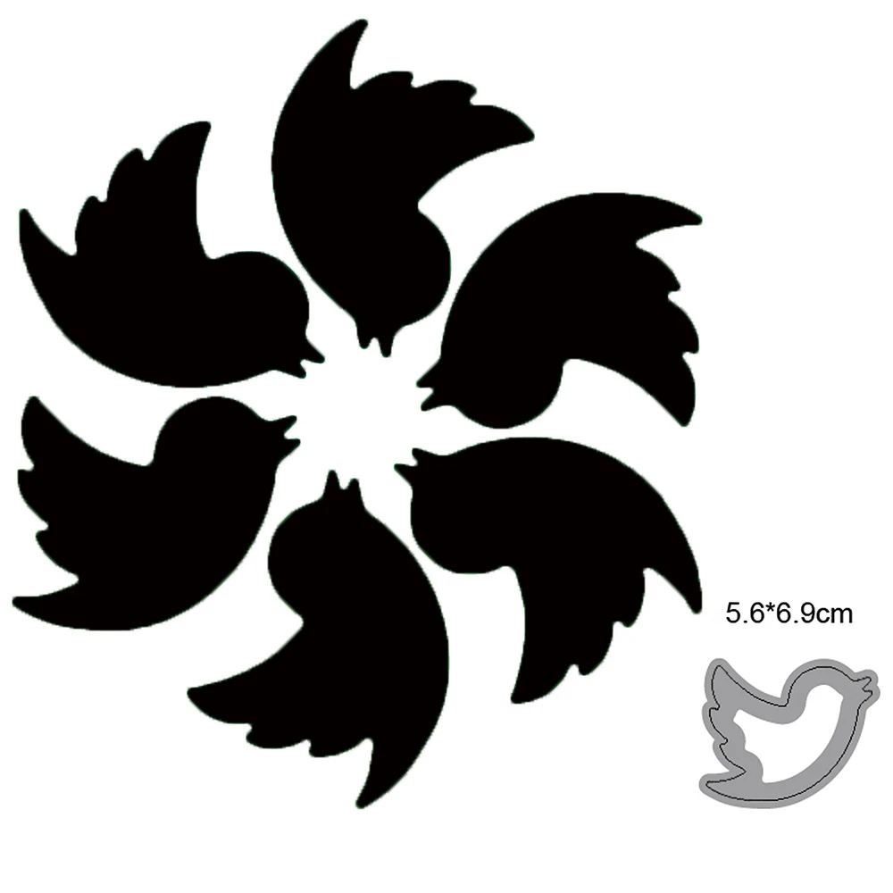 

Christmas Dies Bird Metal Cutting Dies Stencils For DIY Scrapbooking Decorative Embossing Dies Handcraft Dies Cutting Craft Dies