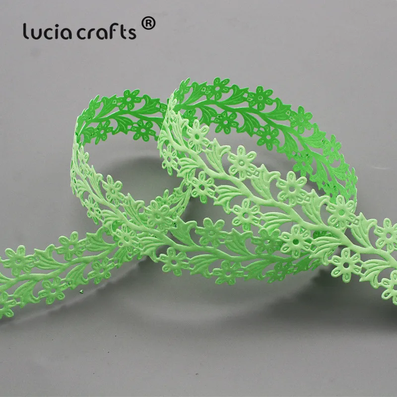 Lucia Crafts 2/12y/партия Цветочная фотография и домашний декор P0603|lace trim|craft laceribbon sewing |