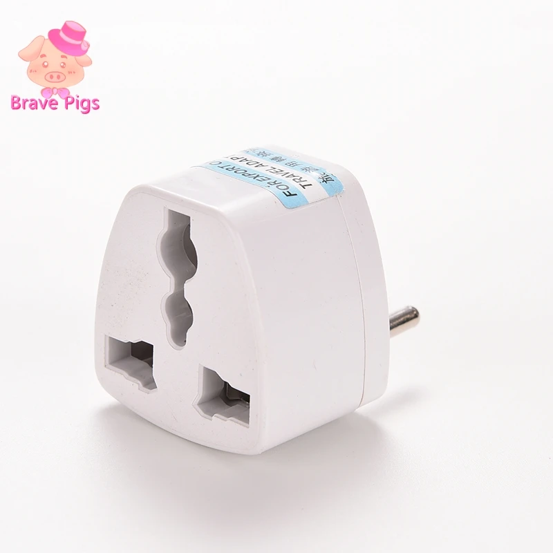 1 шт. белая дорожная вилка конвертер универсальная для ЕС Великобритании США GER AU