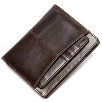 mens wallet multiple card slots female purse genuine leather slim wallets for men new casual designer short card holder
