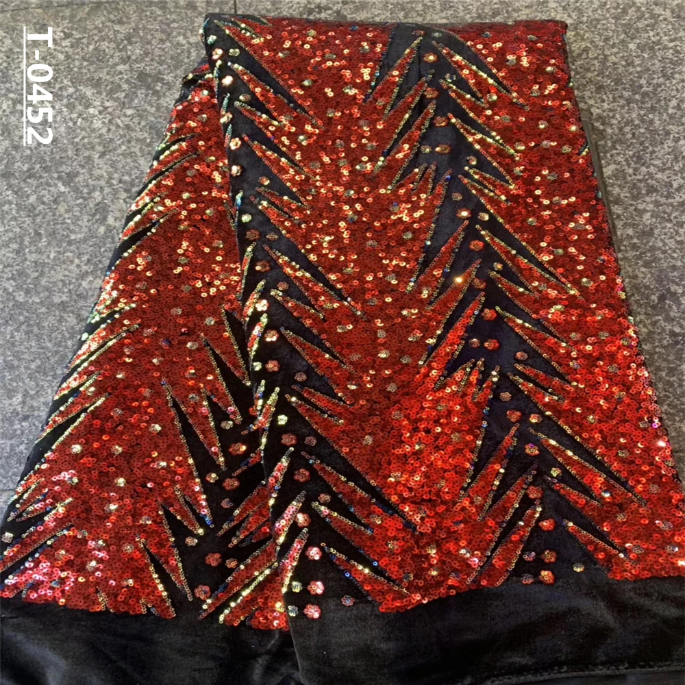 Тяжелые синие высококачественные новейшие Африканские кружева 2020 многоцветная