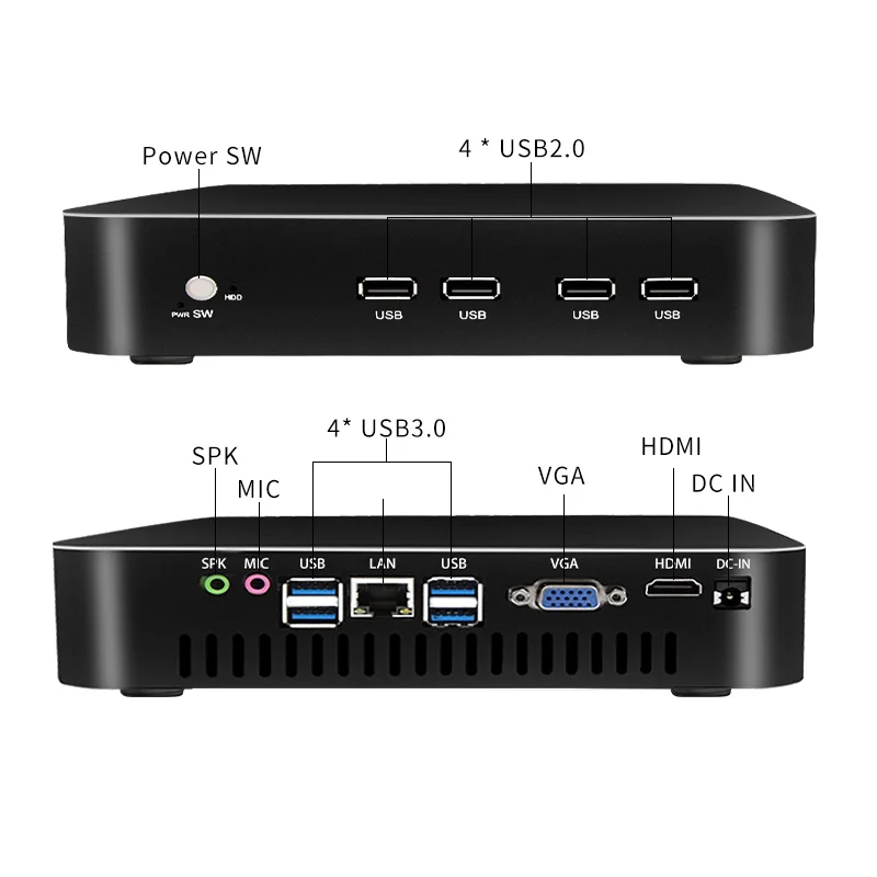 MSECORE i5 8400 I7 8700 DDR4 игровой Мини ПК Windows 10 Настольный компьютер игра barebone linux intel UHD630 HD VGA wifi bluetooth