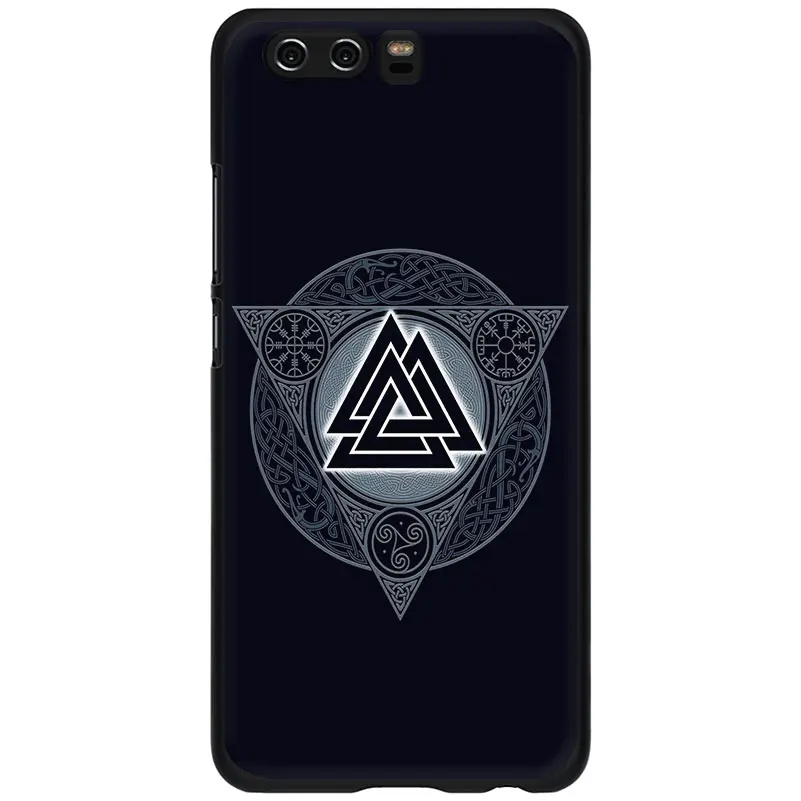 EWAU Viking Vegvisir Odin скандинавский мягкий чехол для телефона huawei Honor view 20 9X 6A 7A 7C 7X 8C 8X Pro 8 9 10 Lite - Цвет: B12