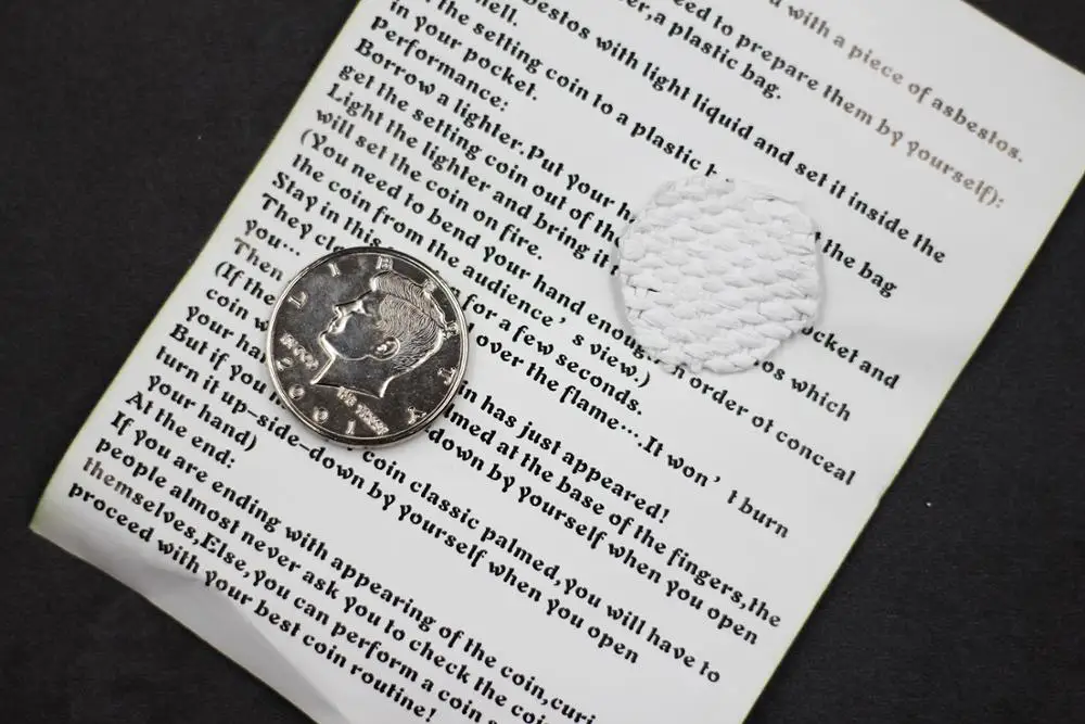 PYRIS от Николаса Лепажа огонь монета в руке Pyris вулканические аксессуары закрыть