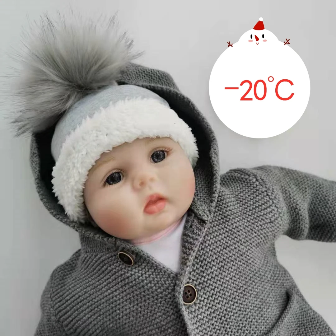 Детская зимняя шапка детские шапки из хлопка детский реквизит с помпоном для