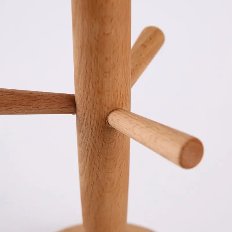 Деревянный держатель кофейной кружки Бумага Полотенца Держатель для бумажных