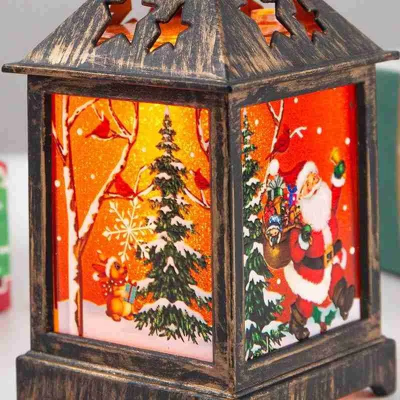 Рождественские огни Счастливого Рождества светодиодный подвесные украшения