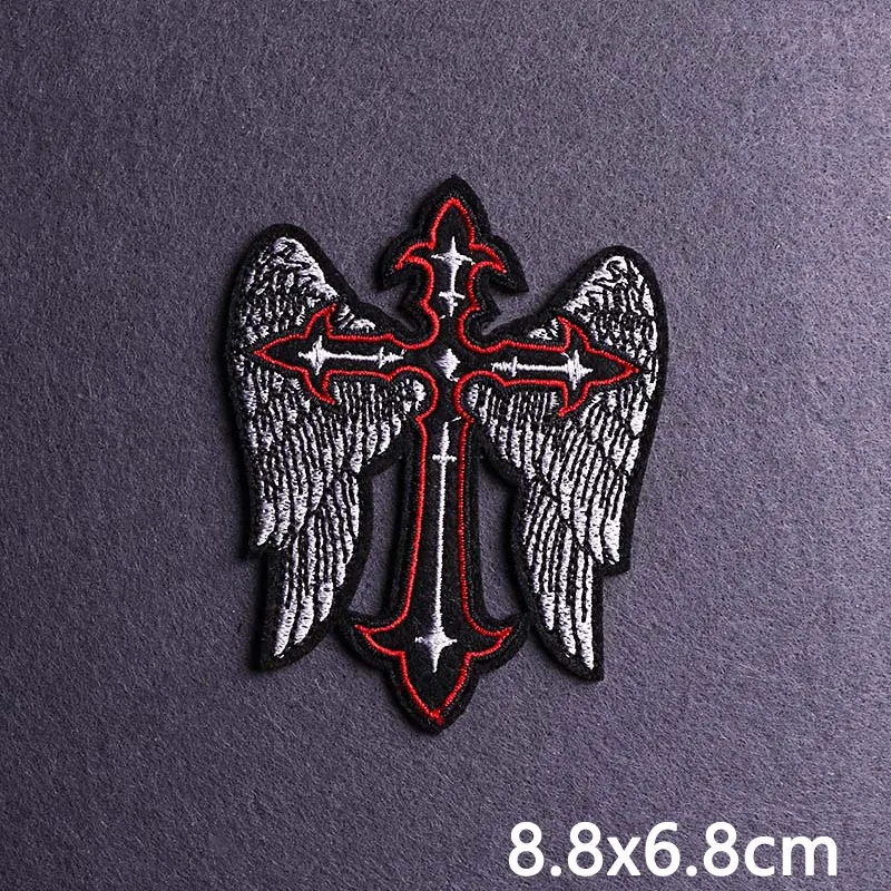 Термоклейкие нашивки с Иисусом на одежду наклейки надписью и вышивкой для курток