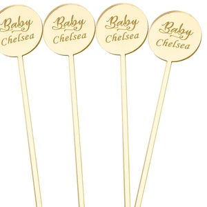 50 * Индивидуальные гравированные рандомные палочки для детского праздника, свадебный подарок, декор для вечерние, Размер 18 см