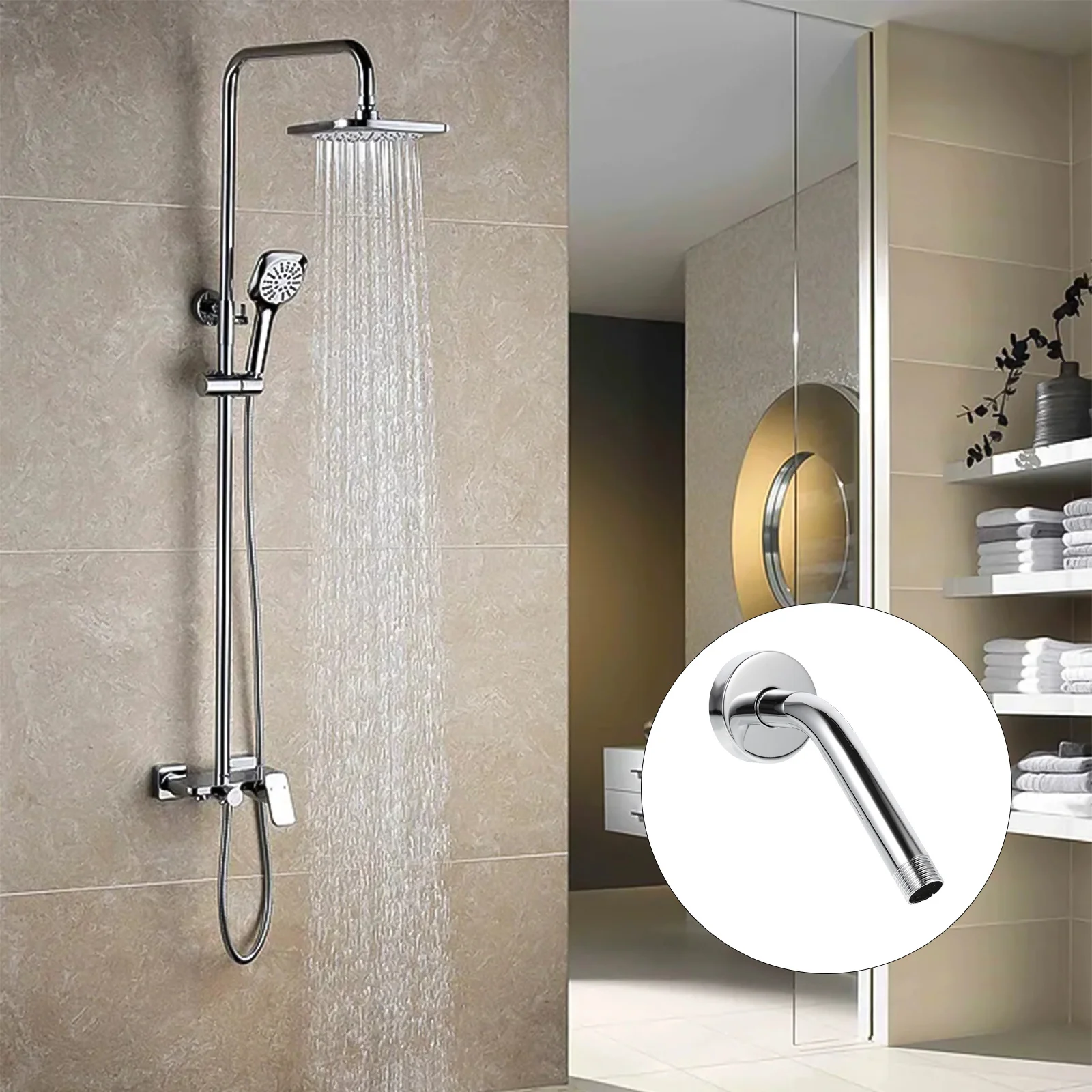 

1 Набор сменный душевой рычаг из нержавеющей стали (американский стандарт)