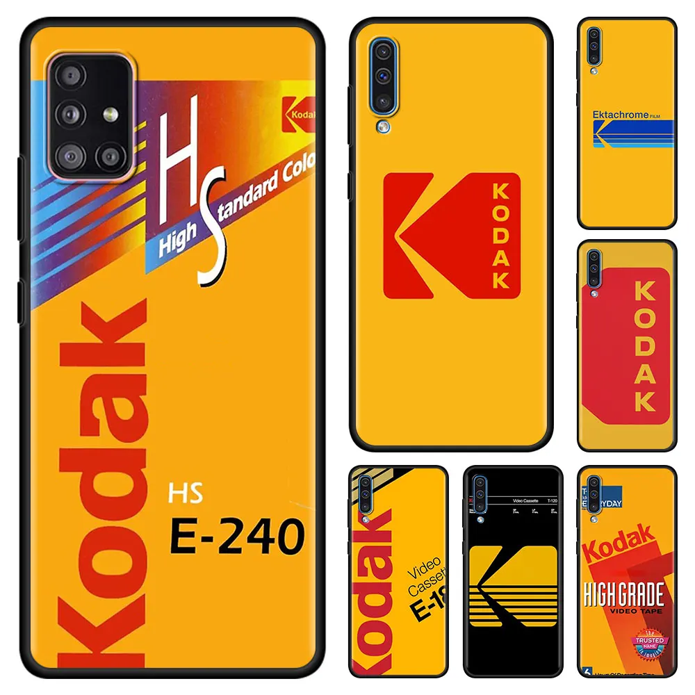 

Luxury Fashion Kodak Phone Case for Samsung A51 A52 A71 A72 5G A91 A42 A41 A32 A31 A22 A21s A12 A11 A02 A03s Silicone Back Cover