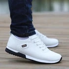 Кроссовки мужские в британском стиле, Классическая Повседневная Деловая обувь, белые, большие размеры 45 46, 2021