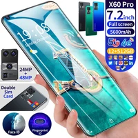 new global version 6 6inch x60pro smart 4g 5g phone 5000mah android 10 0 gps8 256gb