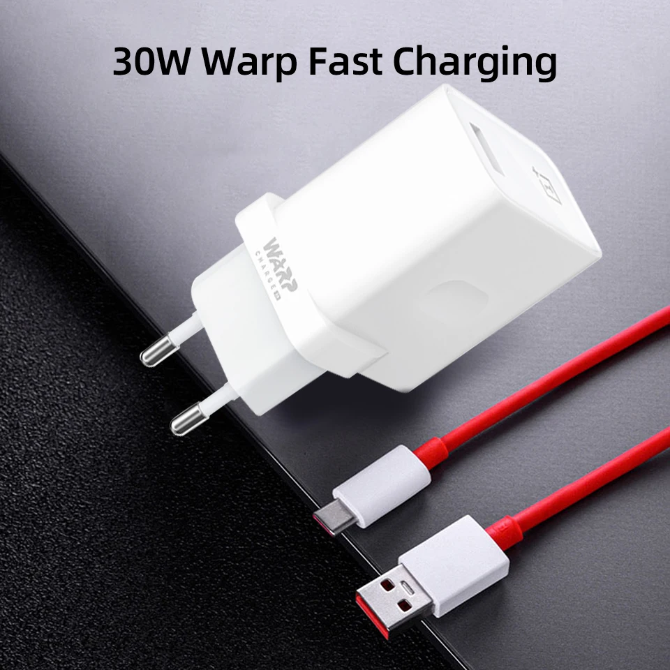 Оригинальный блок питания для OnePlus Nord N10 Warp Charge 30 европейская вилка Вт зарядный
