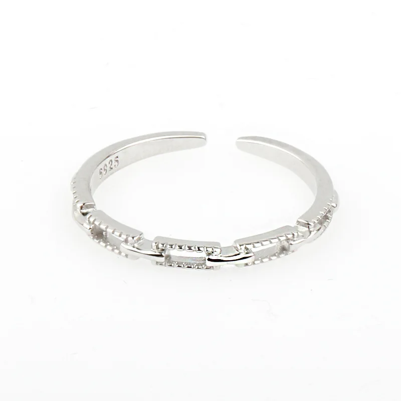 

100% Pure Sterling 925 Silver Ring for Women Statement Wedding Tail Ring Jewelry Fashion Simple Yellow Gold Color Finger Rings
