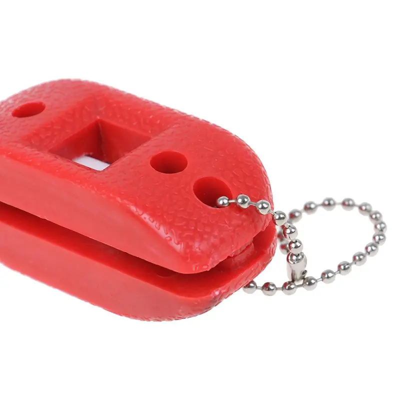 Портативный 1 шт. песчаника хоккей на льду обуви двухсторонняя точилка лезвие