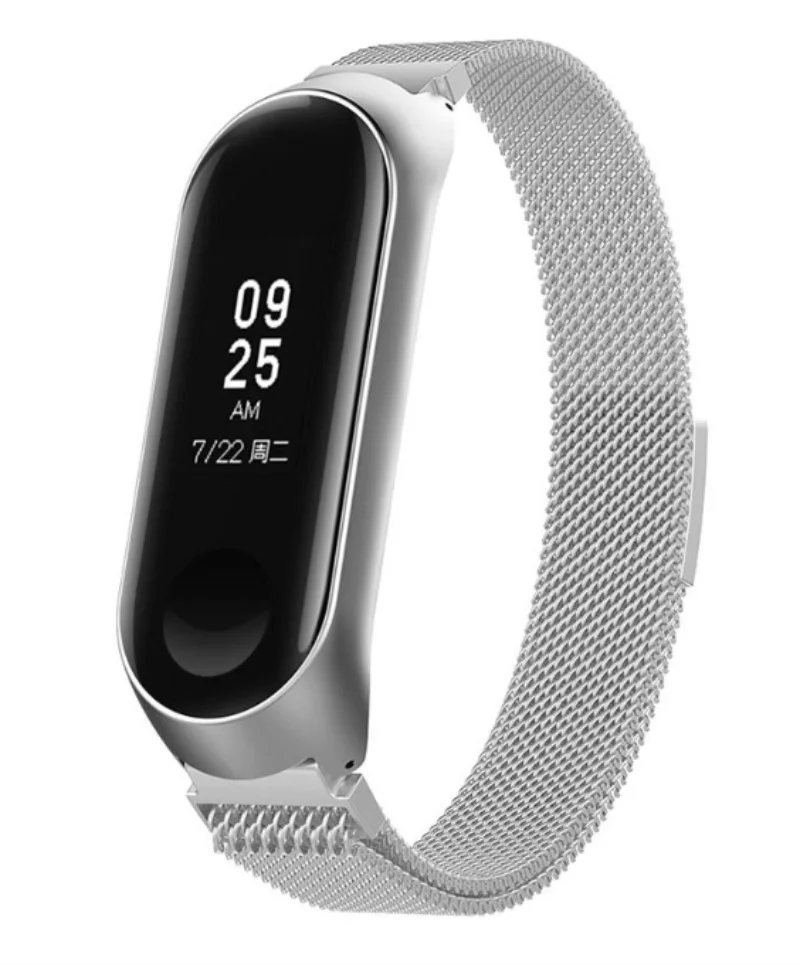 Ремешок на запястье металлический браслет из нержавеющей стали для Xiaomi mi 4 3 Band