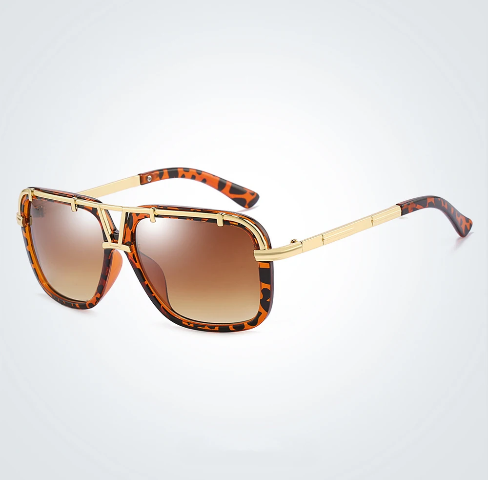 Негабаритная квадратная оправа мужские и женские поляризованные солнцезащитные