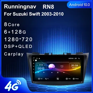 4G LTE Android 10,1 для SUZUKI SWIFT 2010 2011 2012 2013 2014 - 2016 2017 мультимедийный стерео автомобильный DVD-плеер навигация GPS радио