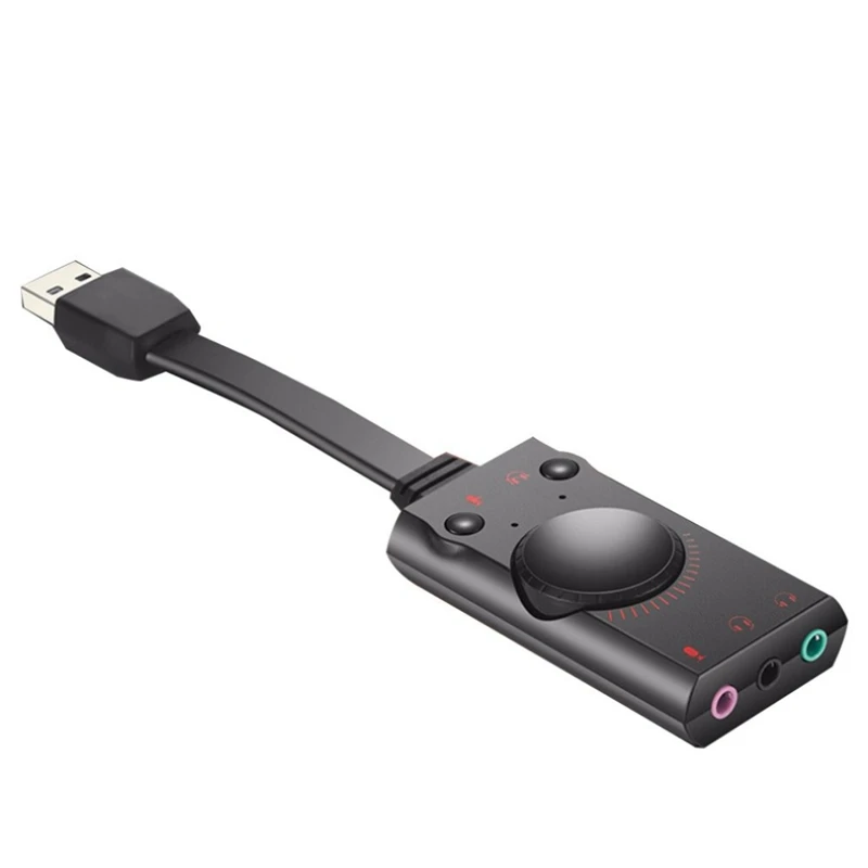 S1 адаптер Внешний USB 3 5 мм конвертер для наушников внешняя звуковая карта