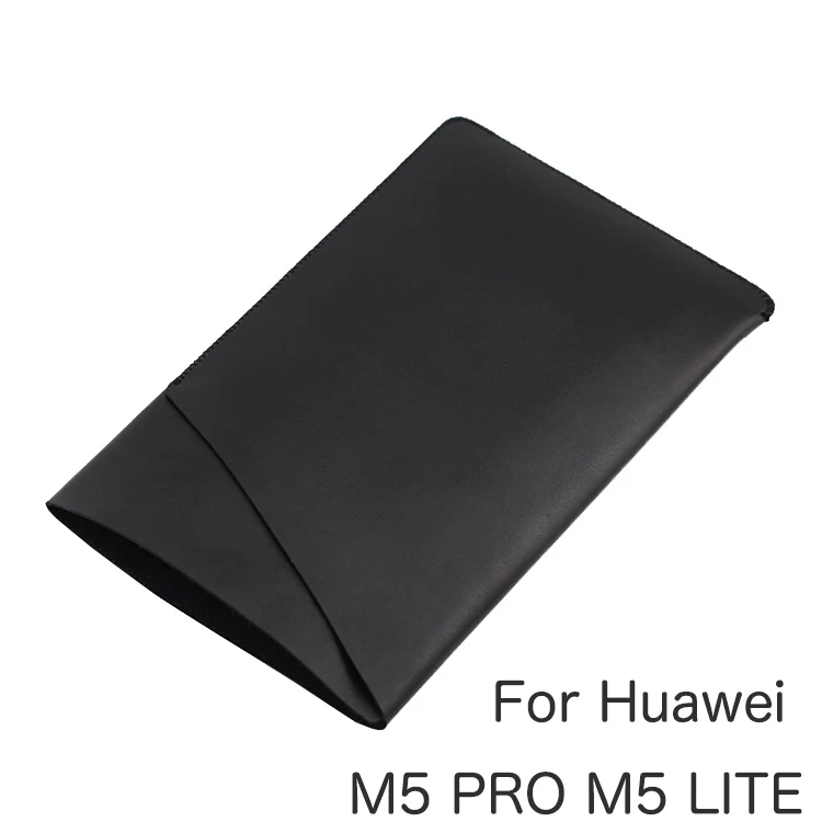 

M5PRO M5LITE Single Double layer Fillet holster Phone Straight leather case retro pouch For Huawei tablet M5 PRO M5 LITE