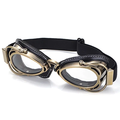 Мотоциклетные очки, ретро винтажные очки для верховой езды, солнцезащитные ветрозащитные очки для кафе Racer, пилотный шлем, очки