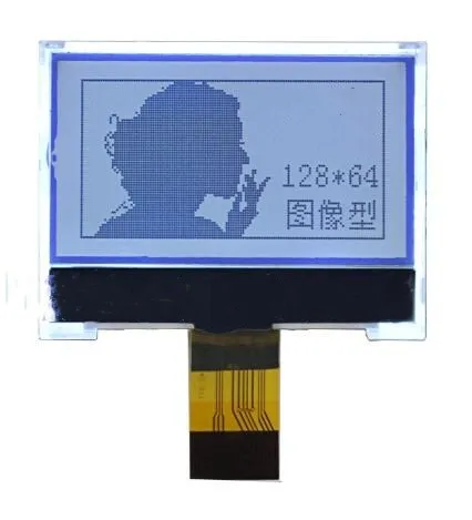 18PIN SPI FSTN COG 12864 ЖК-экран ST7567 Привод IC белая подсветка | Электронные компоненты и