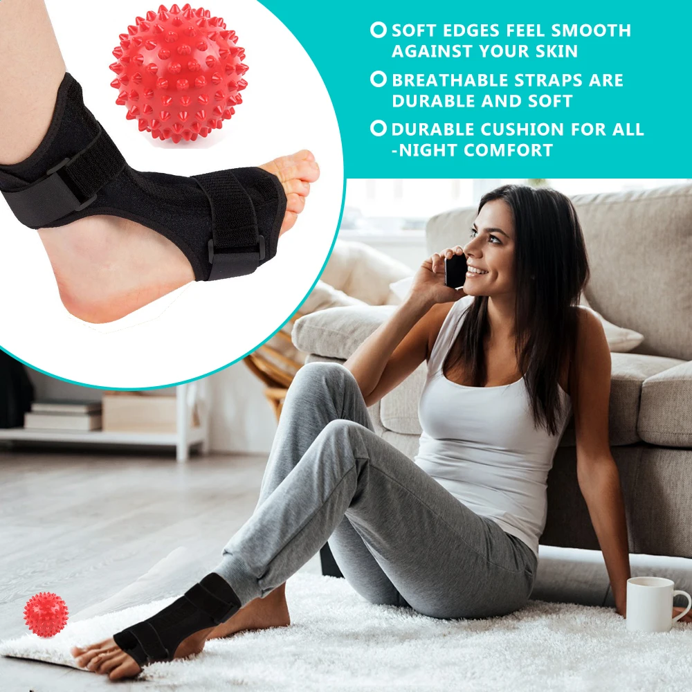 Ортопедическая скобка для ног увеличенная плантарная шина поддержки лодыжки