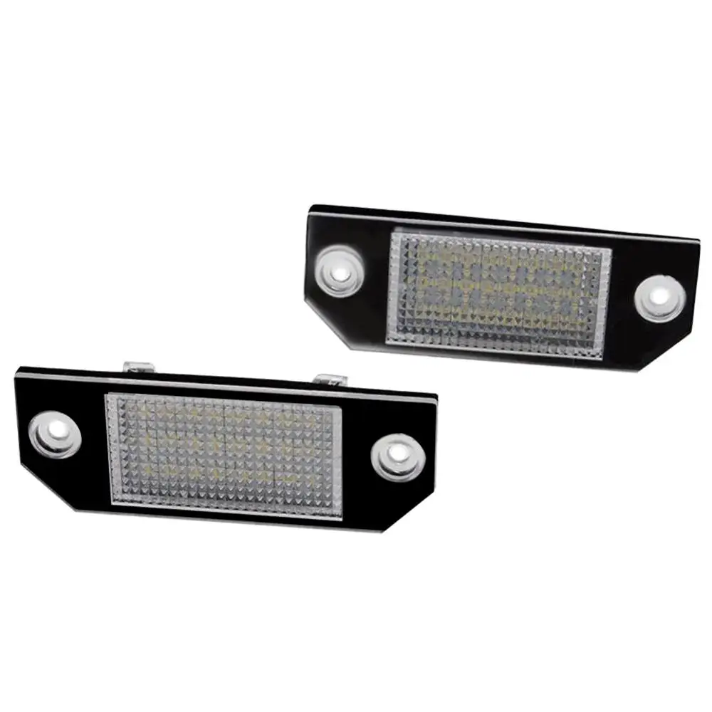 2 шт. DC 12 В Автомобильный светодиодный светильник для номерного знака 6 Вт 24 белый