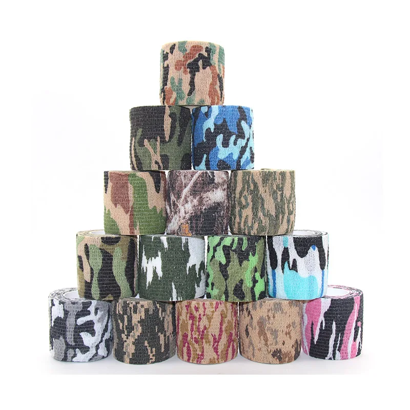 

Survival 4.5m Retractable Non-woven Camouflage Tape Outdoor Hunting Blind Wrap Waterproof Stealth Wrap Shooting Military Gear