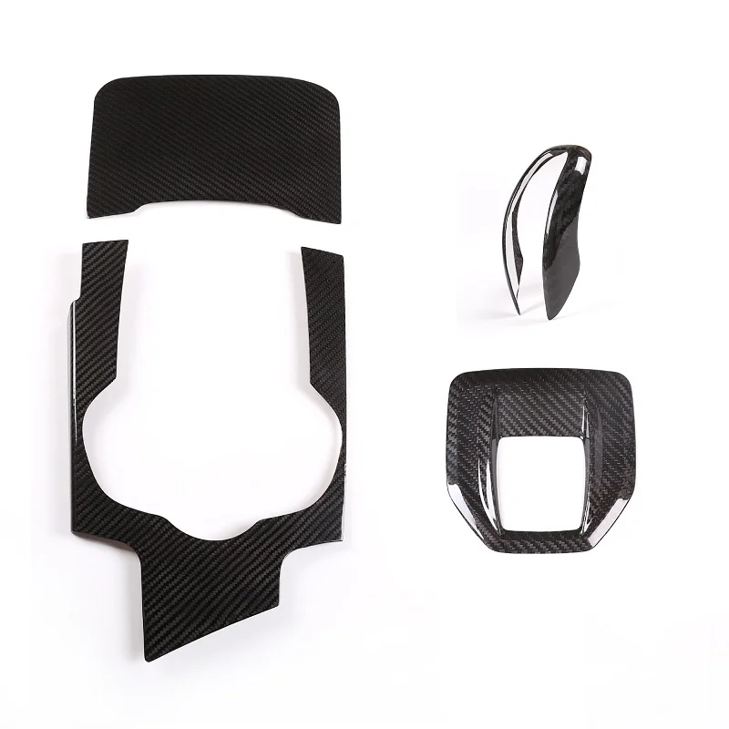 

Free shipping interior modification accessories 100% carbon fiber central control panel decorative patch for Alfa Romeo Giulia