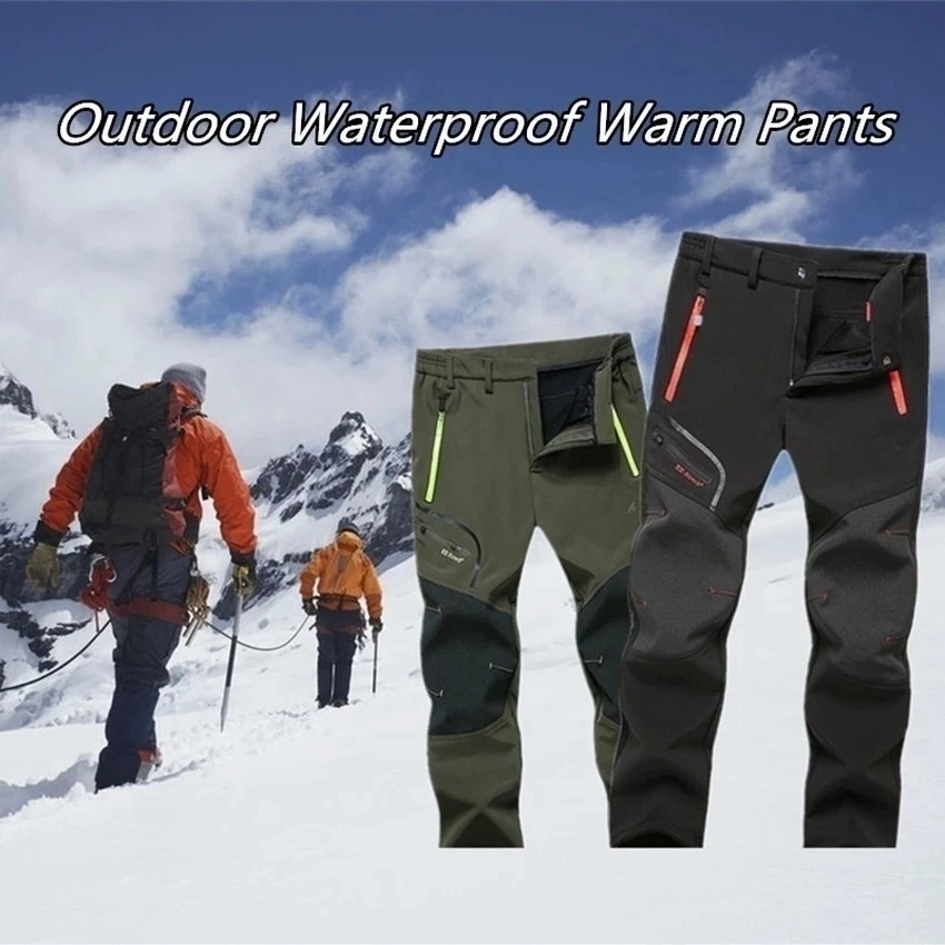 Мужские уличные брюки с мягкой оболочкой водонепроницаемые ветрозащитные