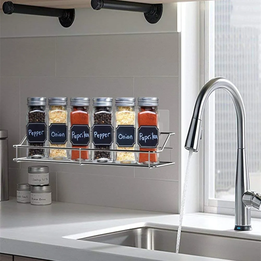 

Bathroom shelves Shower Shampoo Soap Organizer Shelf Cosmetic Punch Free Adhesive Wall Mounts Storage Rack for Kitchen Toilet QW