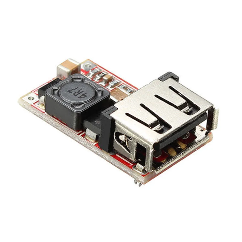 

Розничная продажа DC-DC понижающий модуль 6-24 в 12 В/24 В до 5 В 3A USB понижающий источник питания зарядное устройство