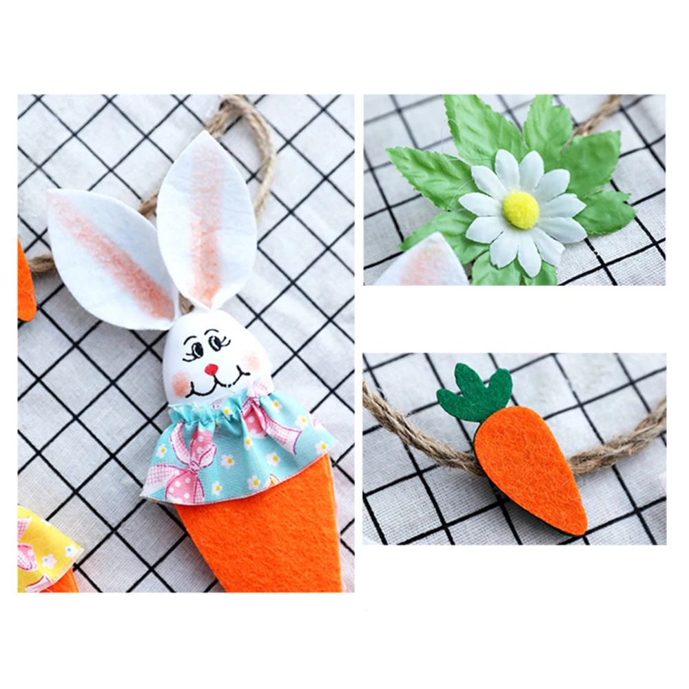 Украшения День защиты детей кулон в форме флага дверь орнамент Банни из