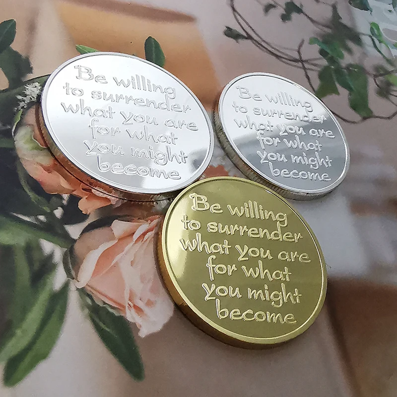 3PCs Color Butterfly Metamorphosis Animal Gold Silver Coins &quot Change is the Essence of Life Inspirational Wish Lucky Gifts | Дом и сад