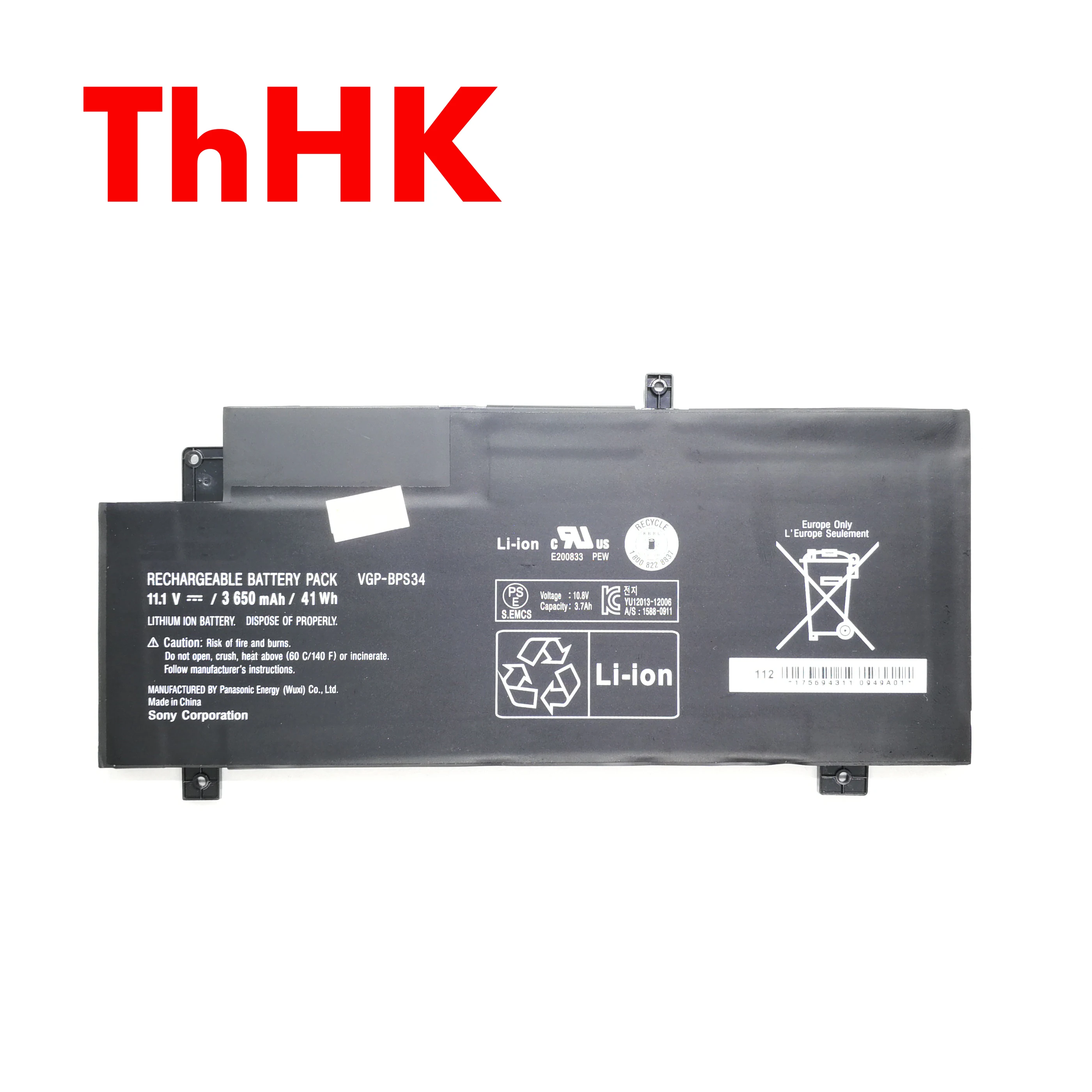 Оригинальный аккумулятор ThHK для ноутбука Sony Vaio SFV15A1M2ES SVF1421BYCB SVF1431AYCB SVF14A18SCB SVF1521AYCW -