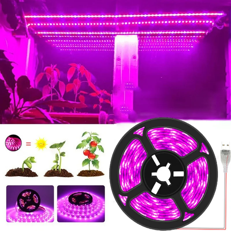 

Фонарь для роста растений, 5 В, USB, 0,5/1/3 м