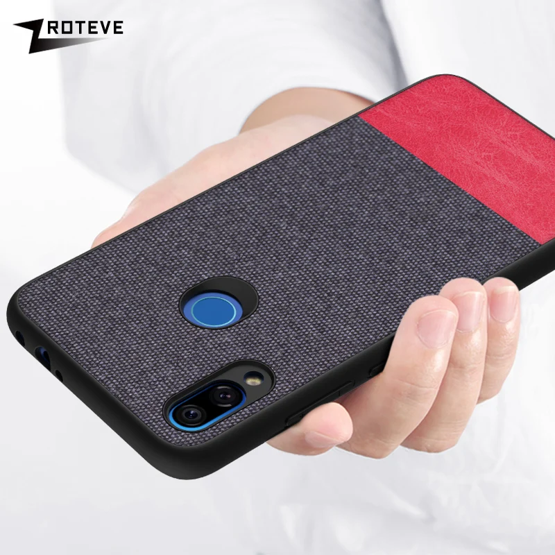 Чехлы для Redmi Note 7 чехол из силикона ТПУ холст задняя крышка мягкая ткань Xiaomi Note7 6 5