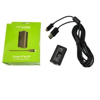 600mah rechargeable battery pack with usb charging cable for microsoft xbox one wireless controller replacement batteries kit