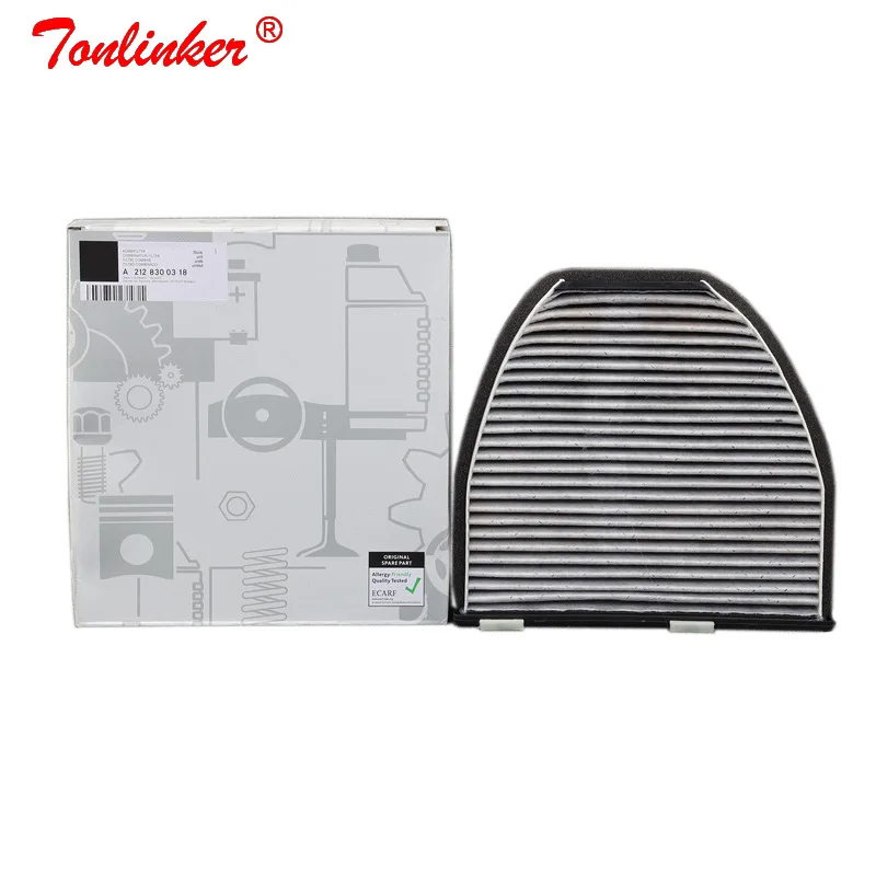 Салонный фильтр A2128300038 1 шт. для Mercedes Benz E-CLASS W212 S212 A207 C207 2009-2019 E200 E250 E300 E350 E400 E500 E63AMG