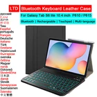 Чехол с Bluetooth клавиатурой для Samsung Galaxy Tab S6 lite A7 10,4 S7 11 S5e S4, чехол для планшета, русская, Арабская, иврит, Корейская клавиатура