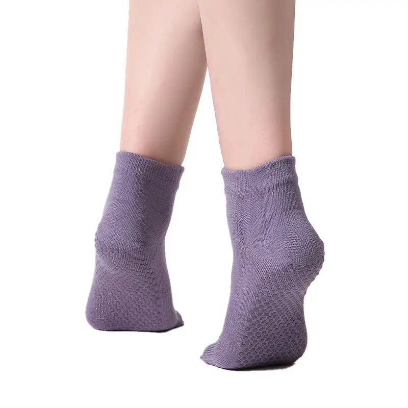 1 пара женские носки для йоги мужские Нескользящие на пять пальцев хлопковые