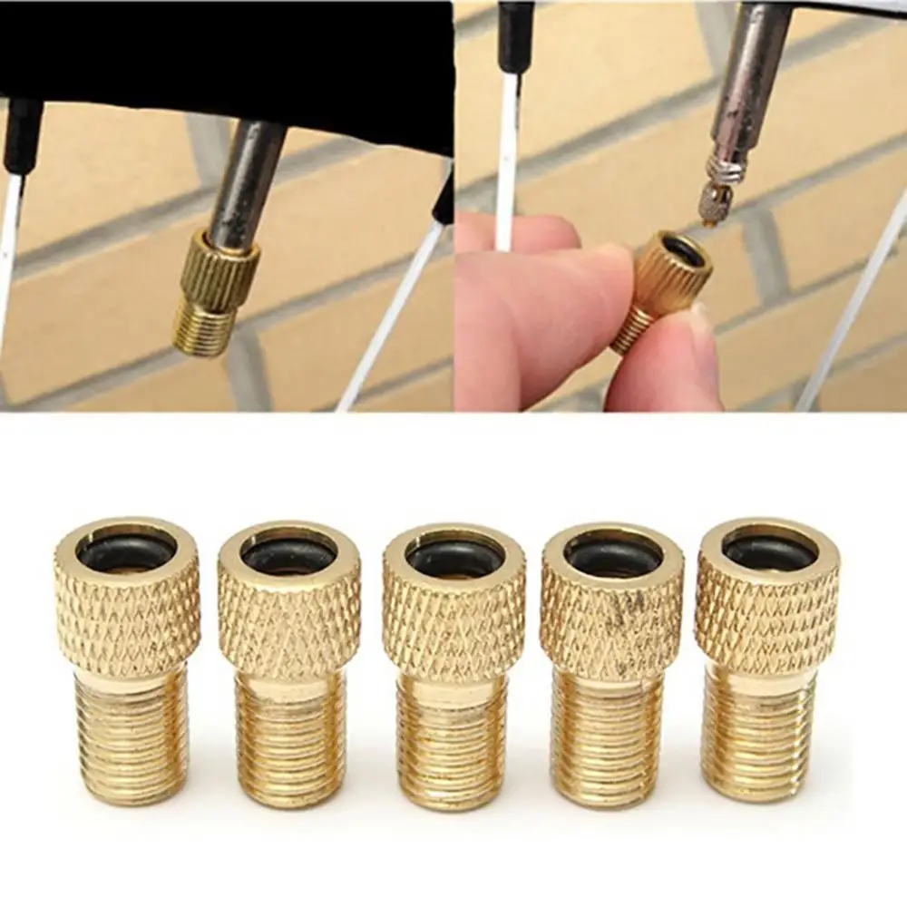 

5Pcs Presta to Valve Adaptor Bike Bicycle Pump Tire Inflator Connector