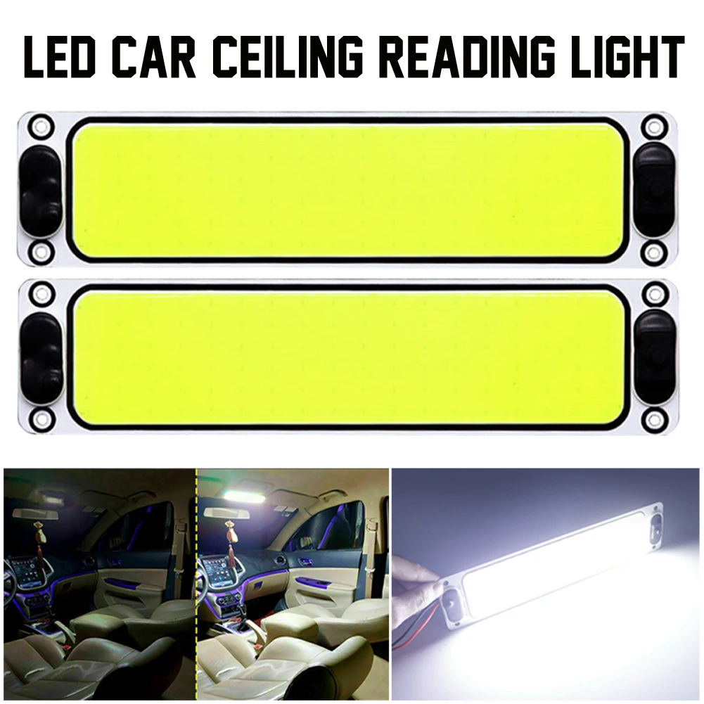 2Pcs 12v 108 LED Car Vehicle Interior Dome Roof Ceiling Reading Trunk Light Lamp Lighting |
