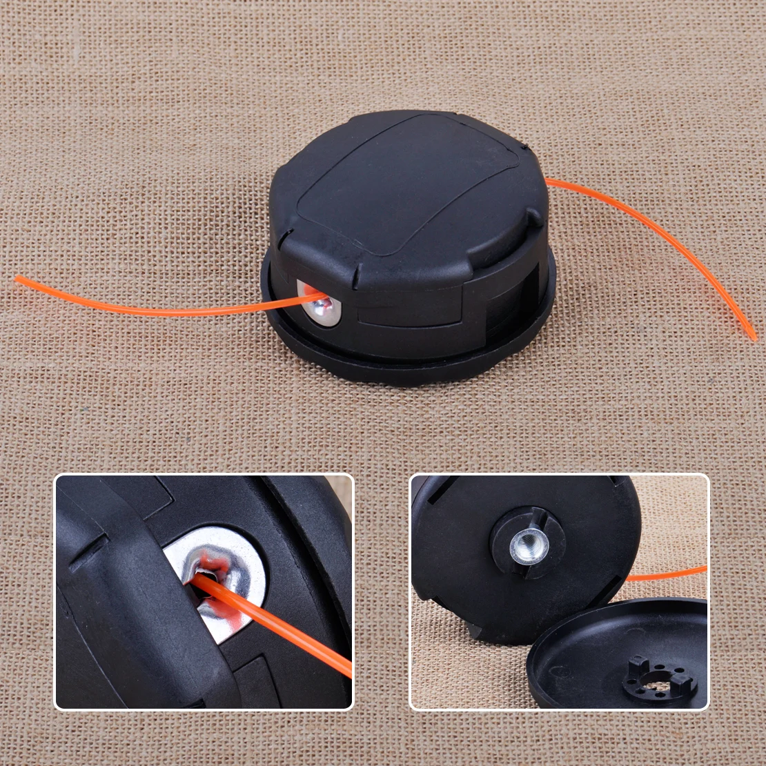 LETAOSK High Quality 400 Bump Speed Feed String Trimmer Head fit for Echo SRM-225 SRM-230 SRM-210 Mower