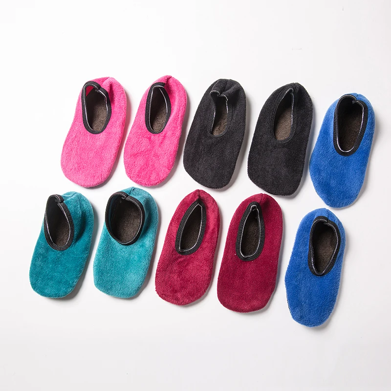 YEAMOLLY дозирующие Нескользящие плюс бархатные теплые носки для пола взрослых