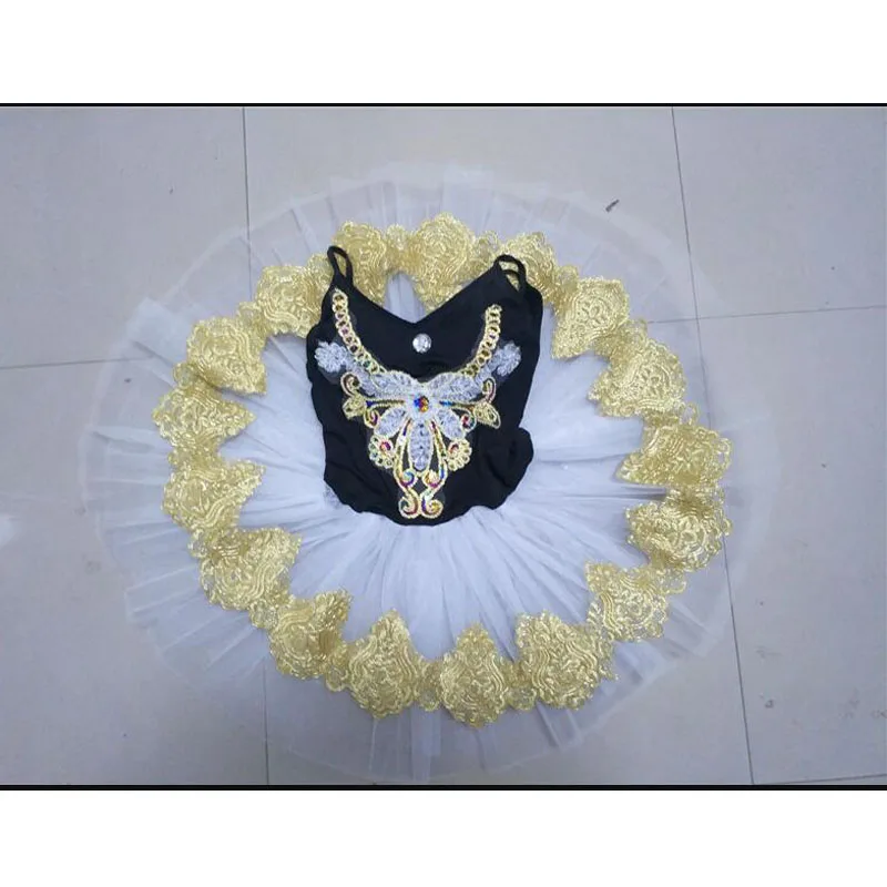 Профессиональная балетная пачка красного и белого цвета для детей девочек