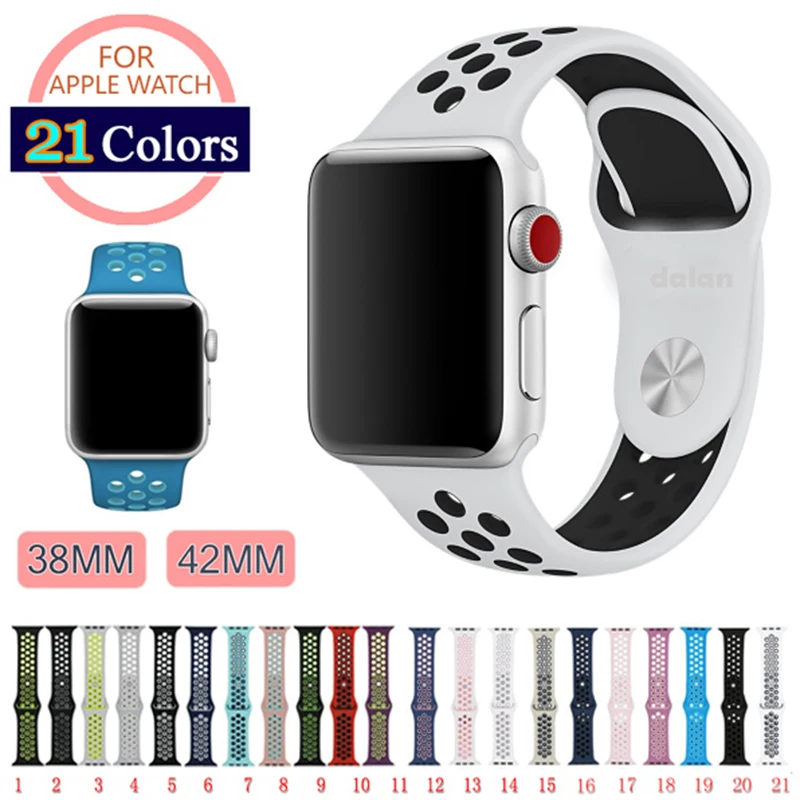 Новый спортивный ремешок для Apple uhr band 4 40 44 мм correa Aplle 42 38 браслет ручной работы iwatch