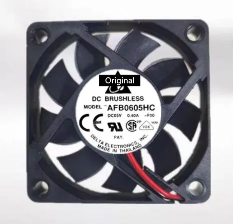 Оригинальный 100% рабочий AFB0605HC 6 см 60 мм 60*60*15 мм охлаждающий вентилятор 6015 5 в а осевой вентилятор с тремя проводами